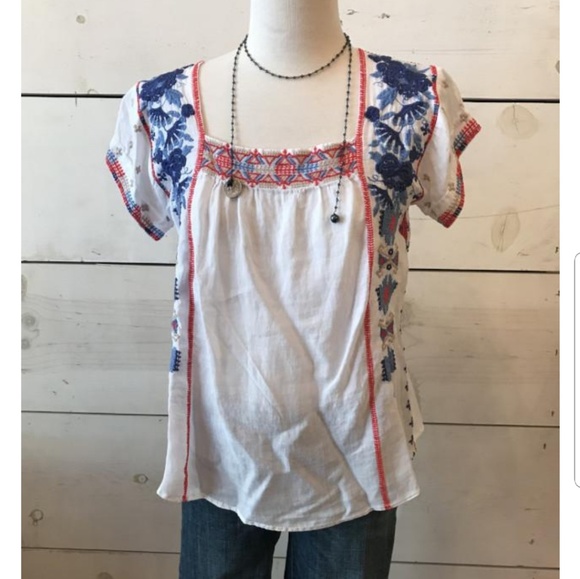 Johnny was ZELDA MEXICAN PEASANT TOP - Picture 5 of 9